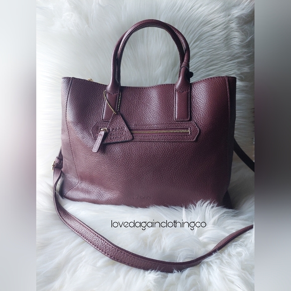 Beautiful auburn handbag by L.Credi - Picture 4 of 11